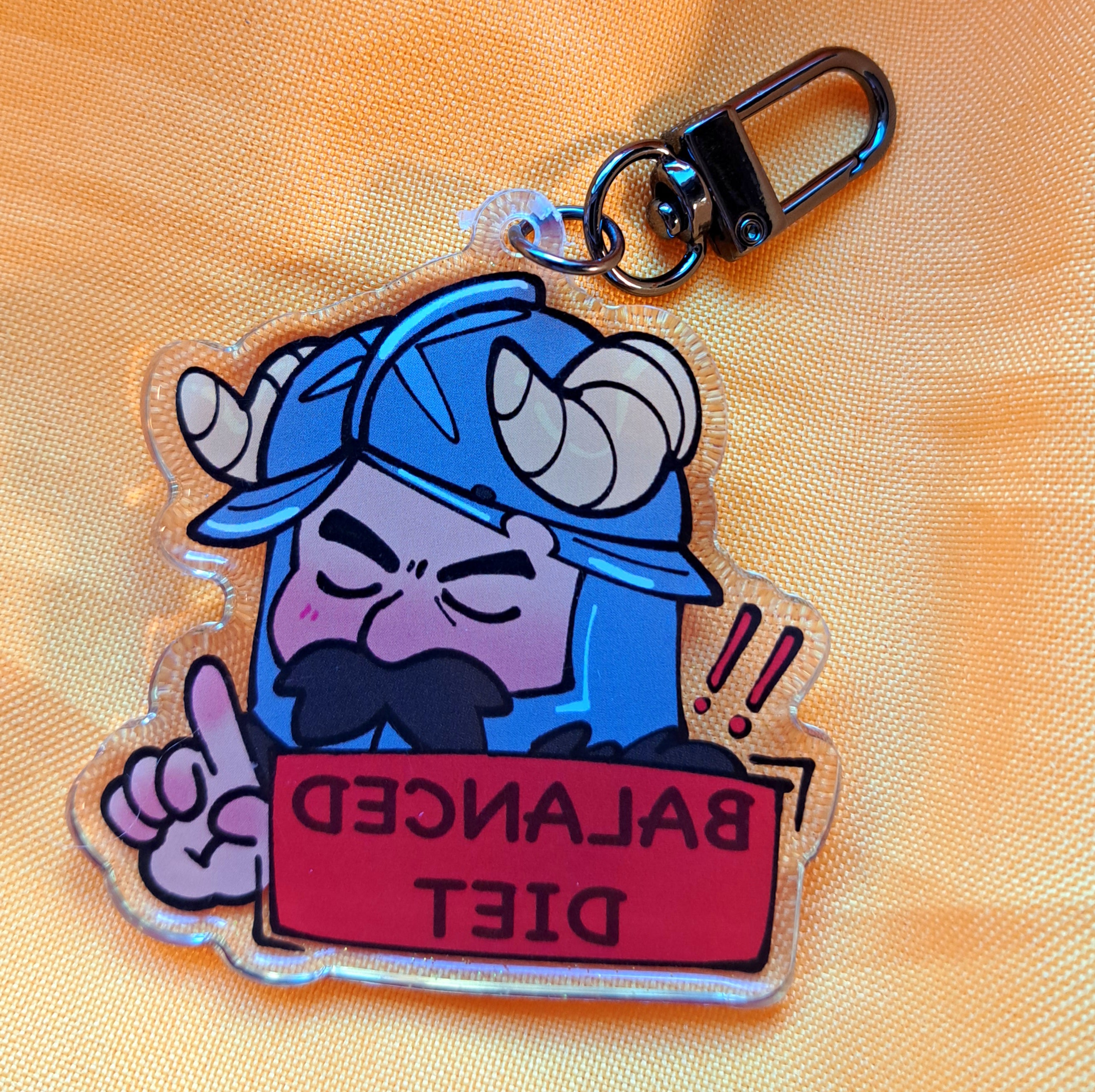 Dunmesh Slogan keychain