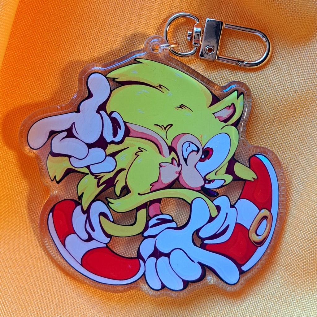 Hedgehog keychain