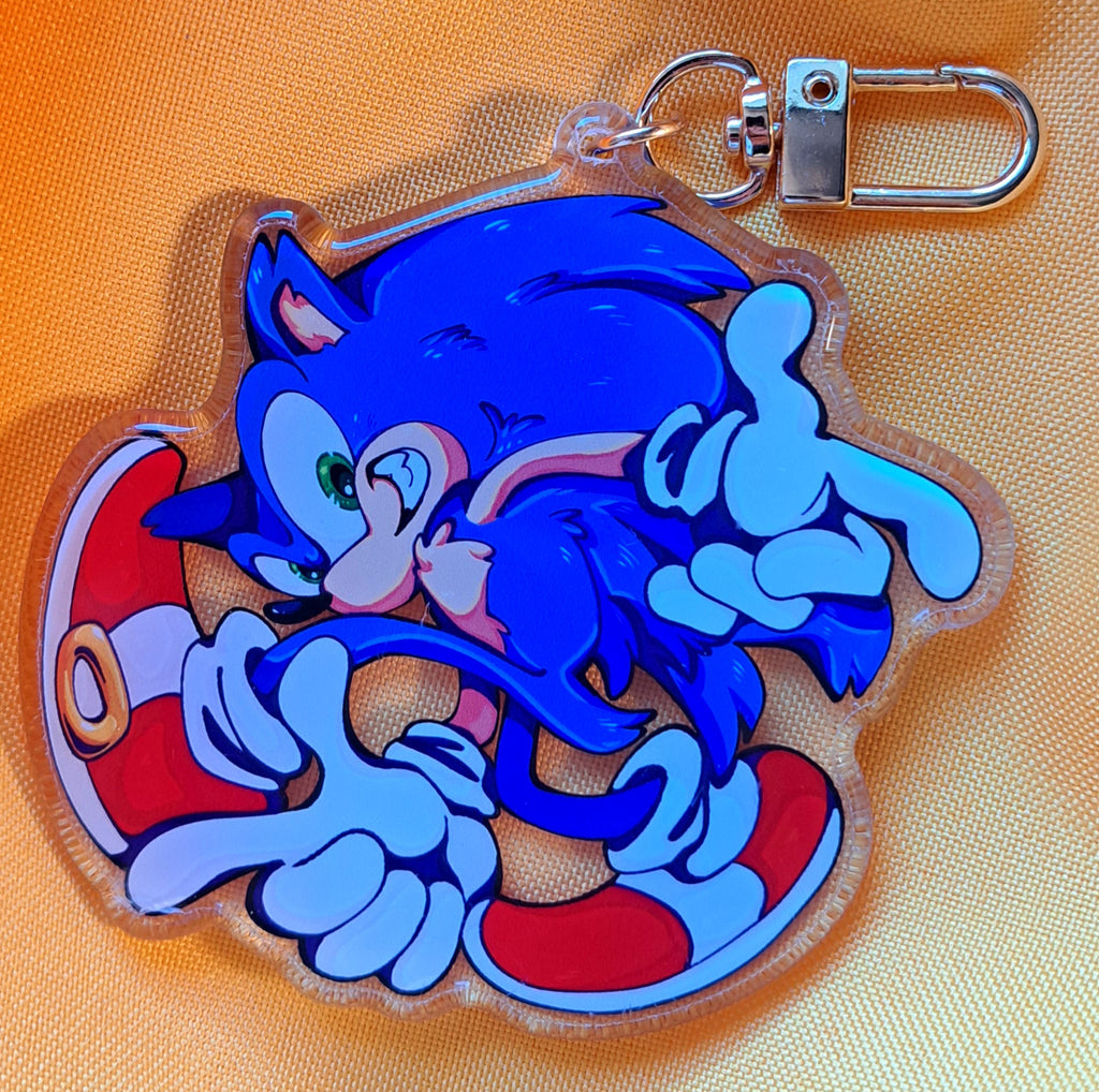 Hedgehog keychain