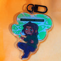 Statement Begins keychain